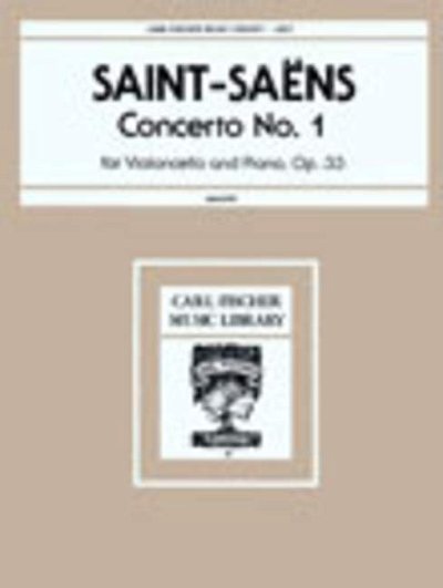 C. Saint-Saëns: Concerto No.1 op. 33, VcKlav (KASt)