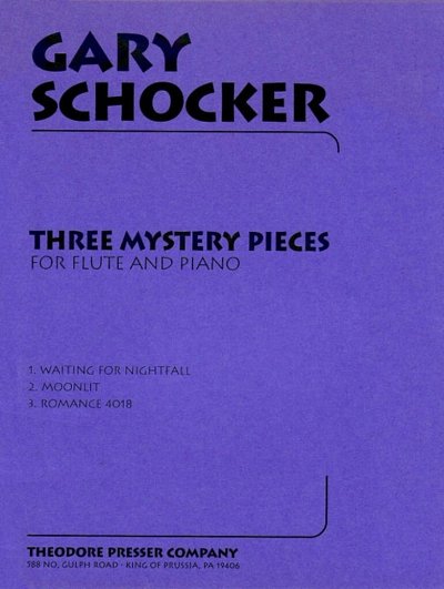 G. Schocker: Three Mystery Pieces, FlKlav (Pa+St)