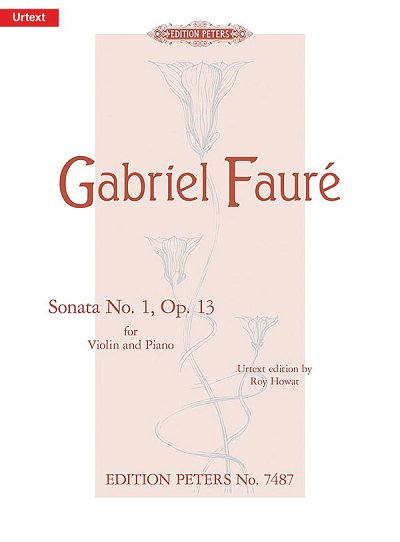 G. Fauré: Sonate für Violine und Klavier , VlKlav (KlavpaSt)