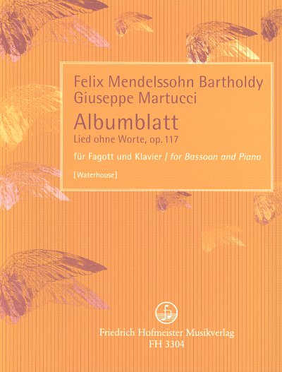 F. Mendelssohn Barth: Albumblatt. Lied ohne Worte, FagKlav