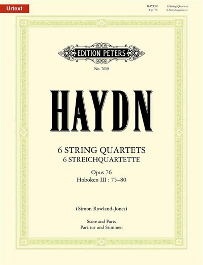 J. Haydn: 6 Streichquartette op. 76 (Hob. III:, 4Str (Pa+St)