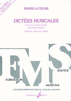 J. Jollet: Dictees Musicales Volume 4 - Eleve (Bu+CD)