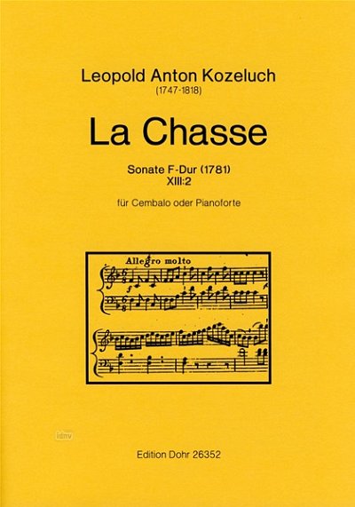 J.A. Kozeluch y otros.: La Chasse F-Dur op. 5