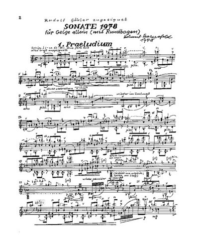 H. Bornefeld: Sonate 1978 BoWV 150 (1978)