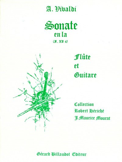 A. Vivaldi: Sonate A-Dur F 15/4, FlGit (Pa+St)