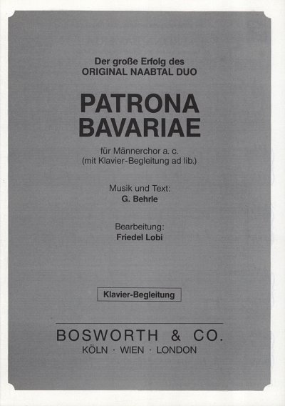 G. Behrle: Patrona Bavariae, Mch4;Klv (Klavpa)