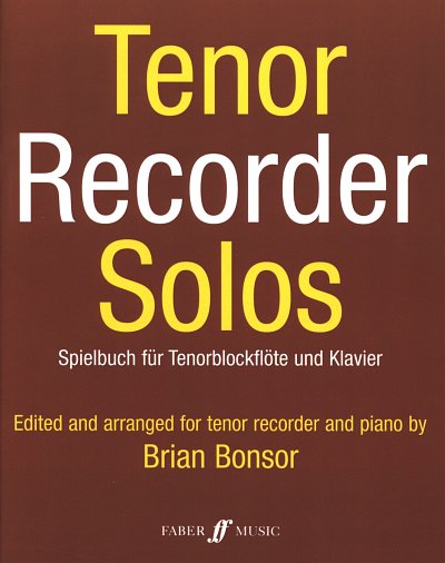 J.B. Bonsor: Tenor Recorder Solos, TbflKlv (KlavpaSt)