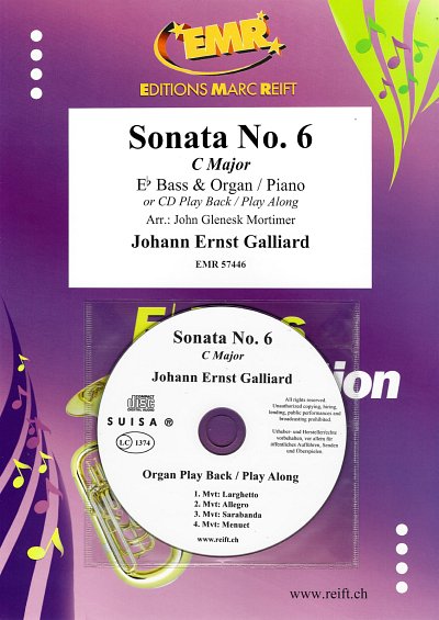 DL: J.E. Galliard: Sonata No. 6, TbEsKlv/Org