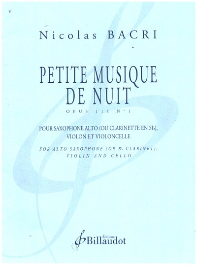 N. Bacri: Petite Musique de Nuit, FlVlVc (Stsatz)