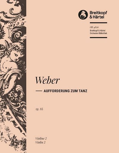 C.M. von Weber: Aufforderung zum Tanz op. 65, Sinfo (Vl2)