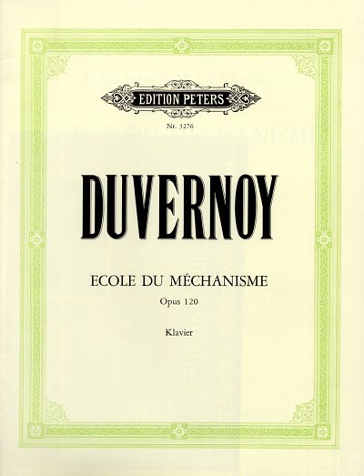 J.-B. Duvernoy: École du Mécanisme op. 120, Klav