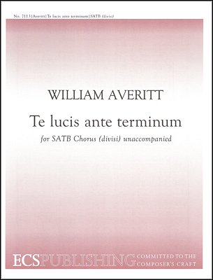 W. Averitt: Te lucis ante terminum, Gch;Klav (Chpa)