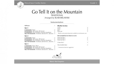 Go Tell It on the Mountain, Cbo (Part.)