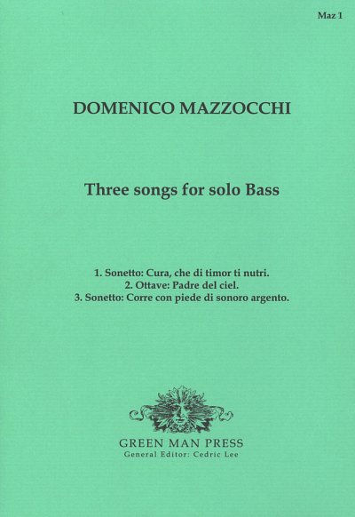 Mazzocchi Domenico: 3 Songs For Solo Bass