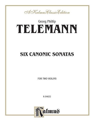 G.P. Telemann: Six Canonic Sonatas, Viol