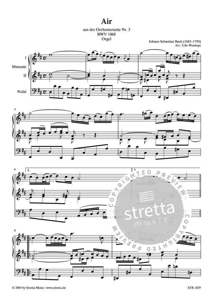 DL: J.S. Bach: Air aus der Orchestersuite Nr. 3, BWV 1068 (0)