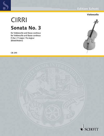 DL: G.B. Cirri: Sonata No. 3 F-Dur, VcBc