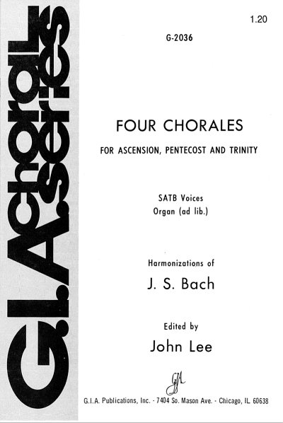 J.S. Bach: Four Chorales for Ascension, Pen, Gch;Klav (Chpa)