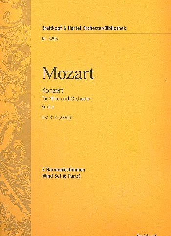 W.A. Mozart: Flötenkonzert Nr. 1 G-dur KV 313, FlOrch (HARM)