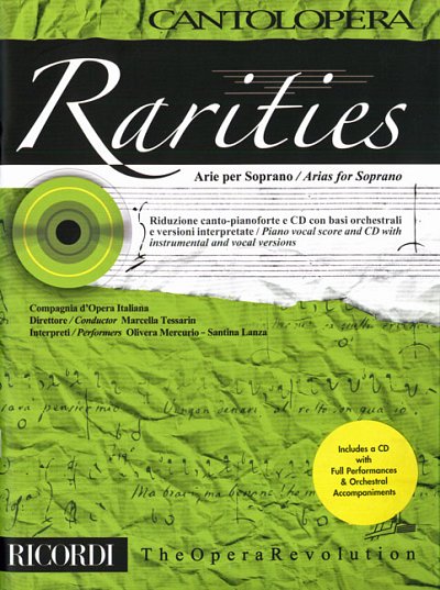 Cantolopera: Rarities - Arie Per Soprano Vol, GesKlav (PaCD)