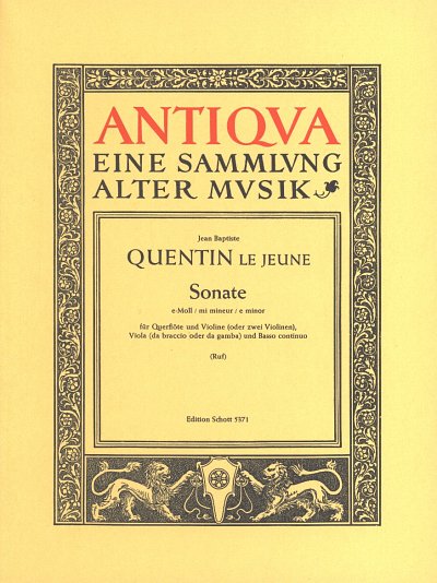 Q.l.J.J. Baptiste: Sonate e-Moll op. 10/3  (Stsatz)