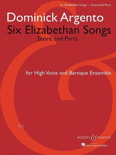 D. Argento: Six Elizabethan Songs, GesHBarock (Pa+St)