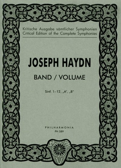 J. Haydn: Symphonien Nr. 1 - Nr. 104 in 12 Bänden für Orchester