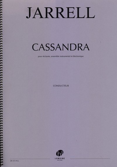 M. Jarrell: Cassandra (English Version) (Pa+St)