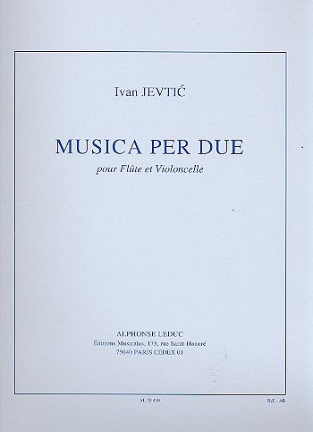 I. Jevtić: Musica Per Due