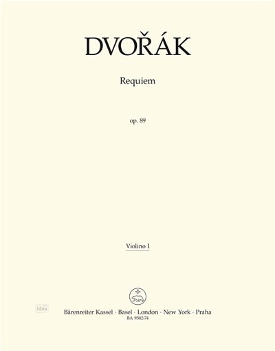A. Dvo_ák: Requiem op. 89, 4GesGchKamo (Vl1)