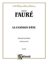 DL: G. Fauré: Fauré: La Chanson D'Eve (French), GesKlav