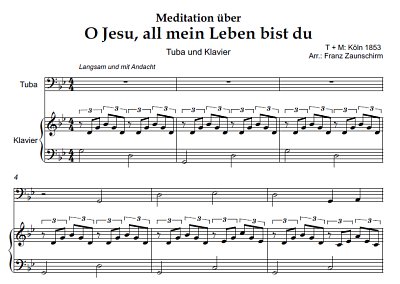DL: (Traditional): O Jesu, all mein Leben bist , TbKlav (Par
