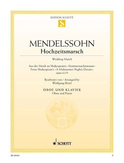 DL: F. Mendelssohn Barth: Hochzeitsmarsch, ObKlav