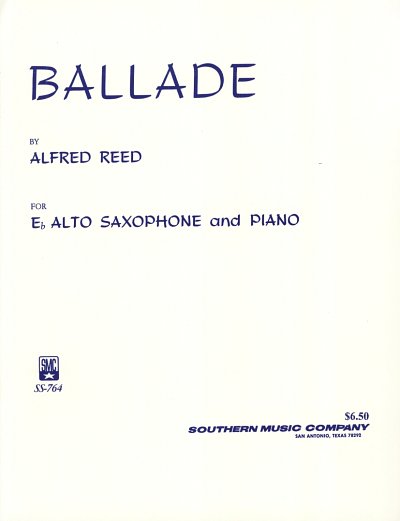 A. Reed: Ballade, Asax