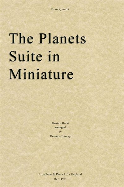 G. Holst: The Planets Suite in Miniature, 5Blech (Pa+St)