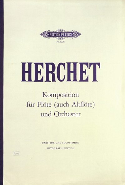 Herchet Joerg: Komposition für Flöte und Orgel