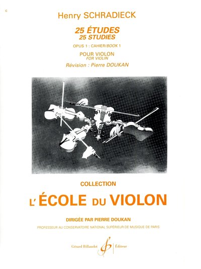 H. Schradieck: 25 Etudes Opus 1 Volume 1, Viol