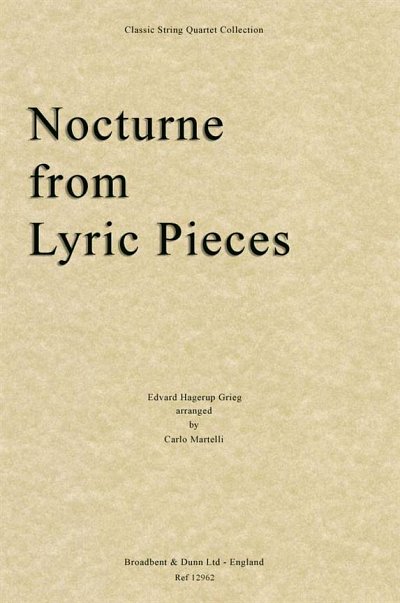E. Grieg: Nocturne from Lyric Pieces, 2VlVaVc (Part.)