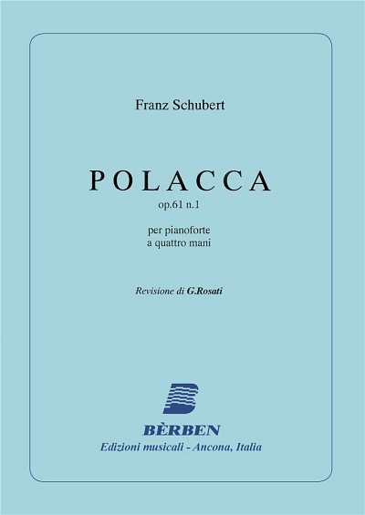 F. Schubert: Polacca Op 61-1, Klav4m (Part.)