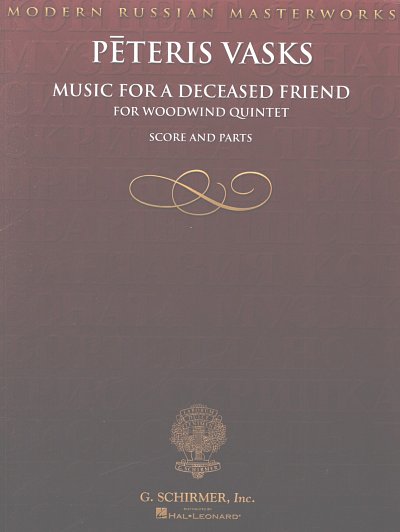 Music for a Deceased Friend, 5Hbl (Pa+St)