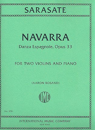 Navarra: Danza Espagnole, Opus 33 (Bu)