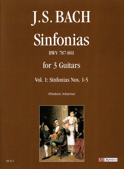 J.S. Bach: Sinfonias Nos. 1-5 BWV 787-801 Vol., 3Git (Pa+St)