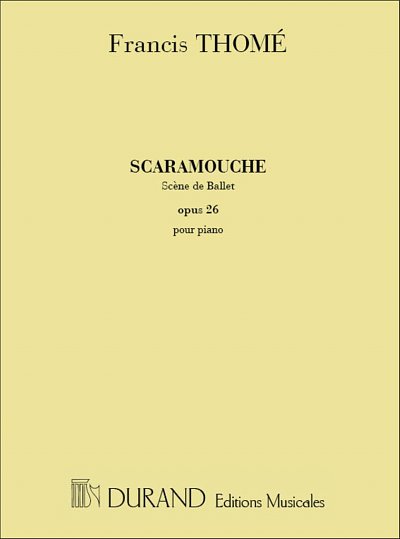 F. Thomé: Scaramouche Piano , Klav