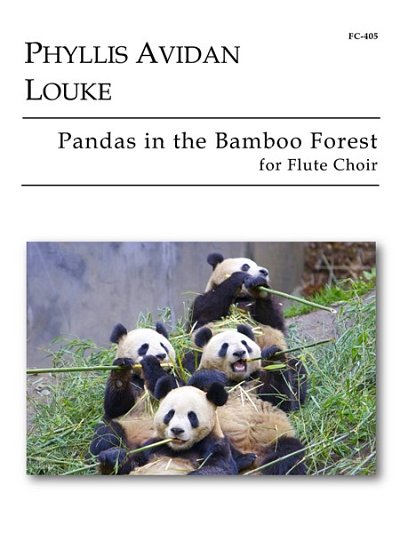 P.A. Louke: Pandas in the Bamboo Forest for F, FlEns (Pa+St)