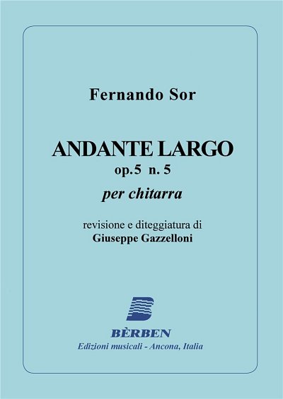 F. Sor: Andante Largo Op 5-5 (Part.)