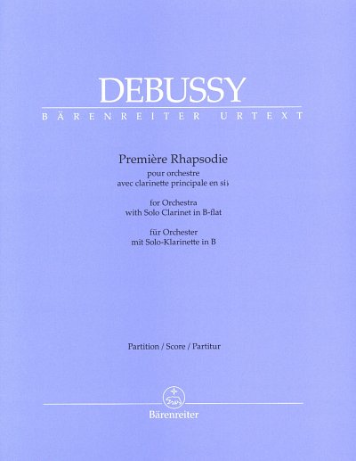 C. Debussy: Première Rhapsodie, KlarOrch (Part)