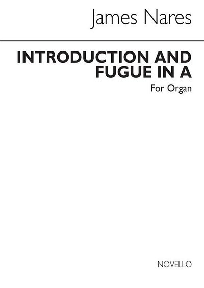 Introduction And Fugue In A For Organ, Org