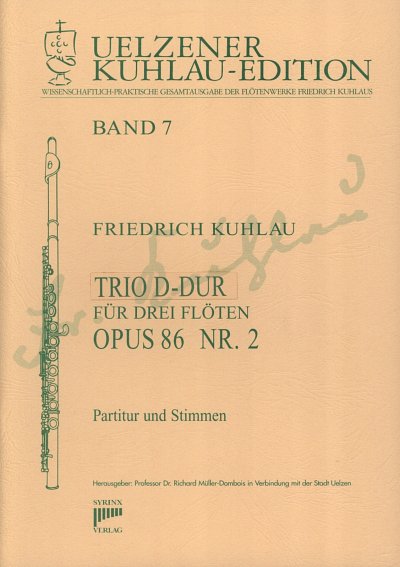 F. Kuhlau: Trio D-Dur op. 86/2, 3Fl (Pa+St)