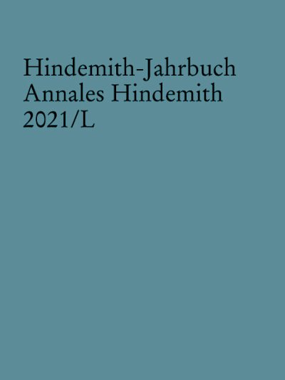 Hindemith-Jahrbuch Band 50