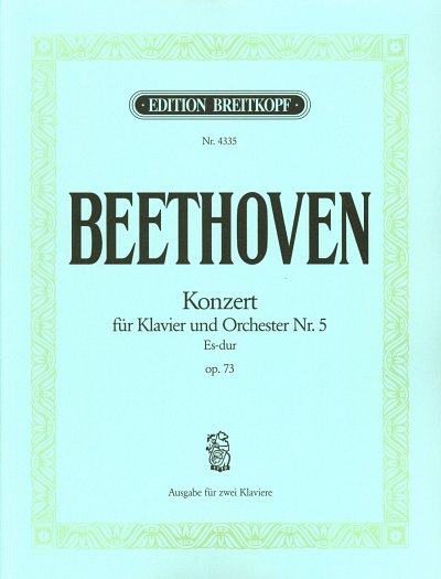 L. v. Beethoven: Konzert Nr. 5 Es-Dur op. 73, 2Klav (KA)